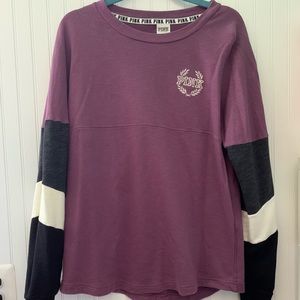 PINK Pullover Sweatshirt: Size M